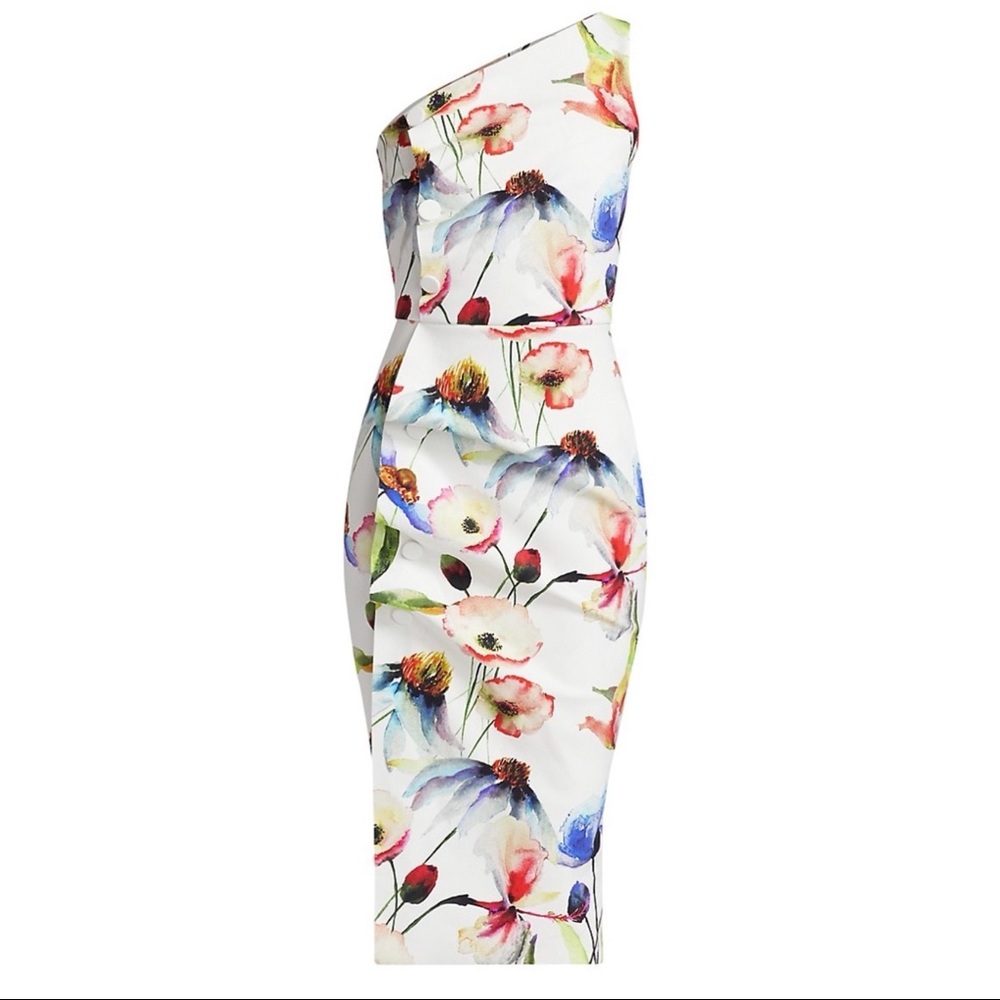 Chiara Boni La Petite Robe Hiroko One-Shoulder Dress